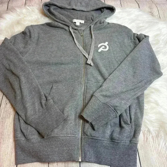 Peloton Spiritual Gangster SG Gray Hoodie Size S - Picture 2 of 4